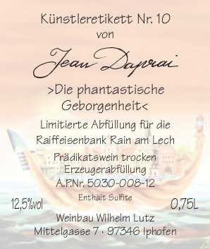 Weinetikett Hinterseite