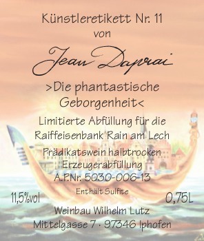 Weinetikett Hinterseite