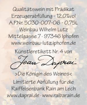 Weinetikett Hinterseite